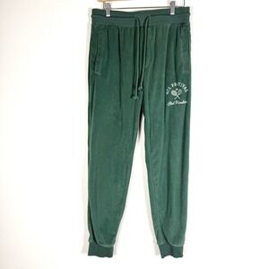 ACL Festival Club Member Terry Cloth Joggers Green Size Large Music Fest Austin